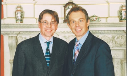 Jeremy Heywood with Tony Blair in 2000.