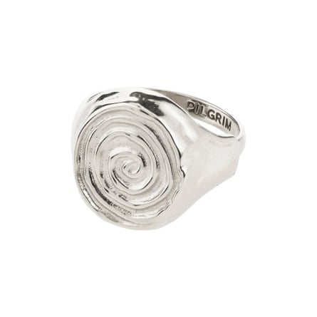 Pilgrim air ring silver-plated