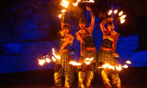 A Pre-Torchlight Procession photocall with PyroCeltica ahead of Edinburgh’s Hogmanay celebrations.