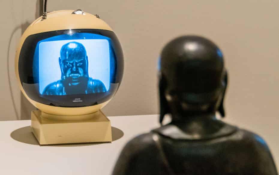 TV Buddha, 1974 by Nam June Paik at Tate Modern.