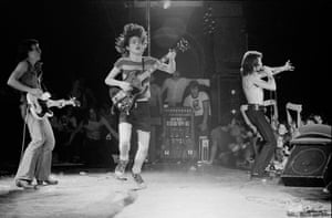 AC/DC play at the Sydney Festival, Haymarket, Sydney on 30/01/197