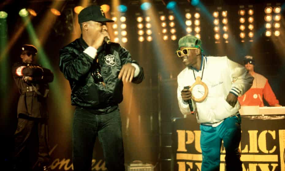 Chuck D and Flavor Flav on stage in happier times.