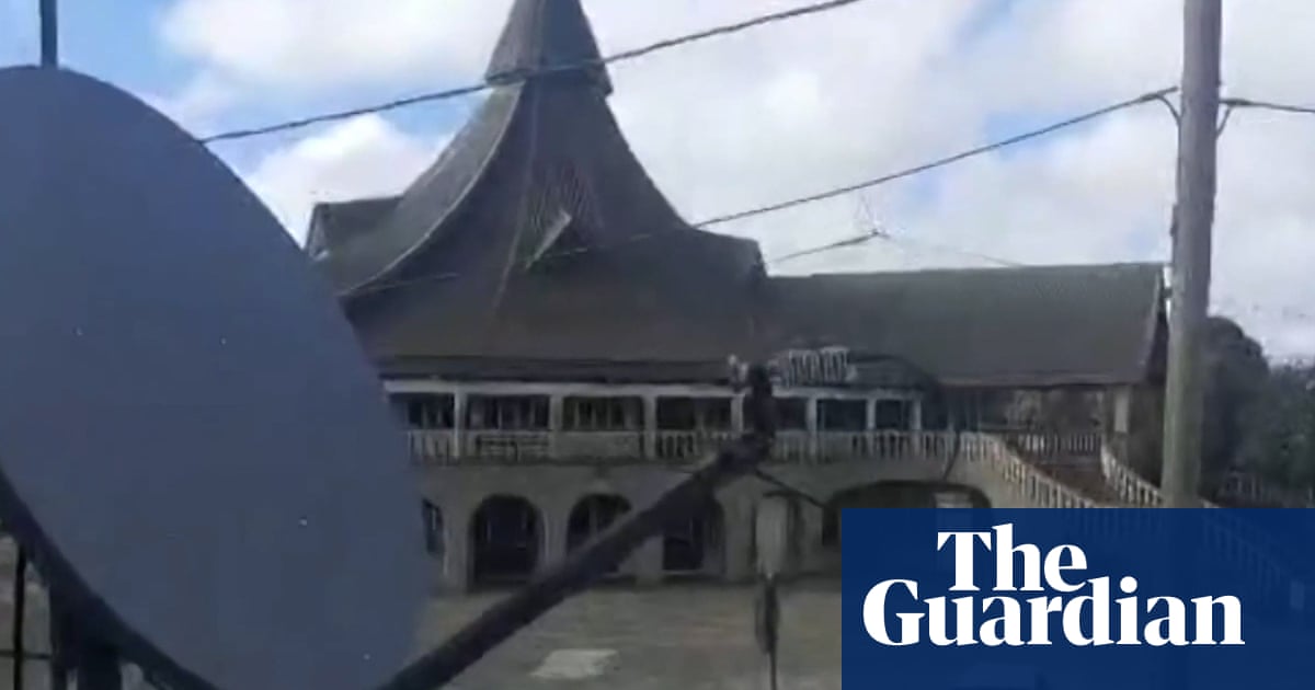 New footage shows ash-covered buildings in Tongan capital – video