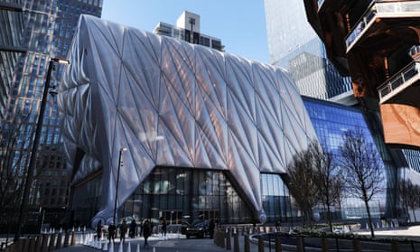 The movable Shed arts centre at Hudson Yards in New York.