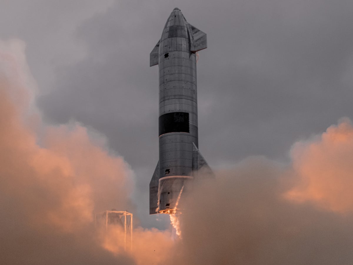 SpaceX's towering Starship aims to get humans to Mars | Elon Musk | The Guardian