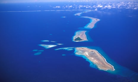 The Bikini Atoll islands, part of the Marshall Islands, were the site of 21 US nuclear weapons tests between 1946 and 1958.