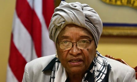 Liberia’s outgoing president, Ellen Johnson Sirleaf