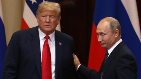 No collusion': Trump and Putin deny election meddling in TV interviews | Vladimir Putin | The Guardian