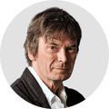 Ian Rankin. Circular panelist byline.
