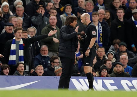 Taylor tells Conte to calm down.