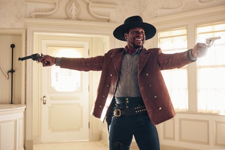 They're not cookie-cutter': dressing the black cowboys of The Harder They Fall | Fashion | The Guardian They're not cookie-cutter': dressing the black cowboys of The Harder They Fall | Fashion | The Guardian