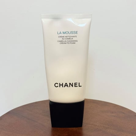 Chanel La Mousse Camellia cleanser.