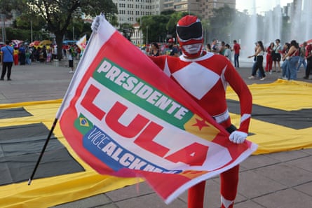 Man campaign for Lula