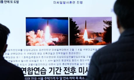 North Korea test launches ICBM as South Korea and Japan leaders set to meet