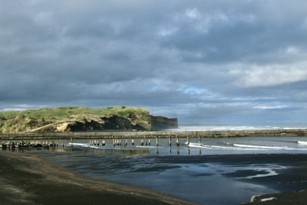 For story on the community opposition to an Australian company’s seabed mining proposal. Pātea Beach, South Taranaki, New Zealand.