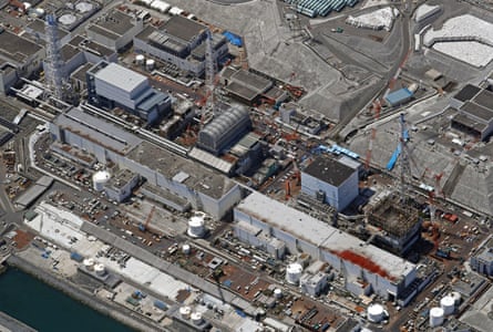 Decommissioning work is underway at the Fukushima Daiichi nuclear power plant in Okuma town north-eastern Japan