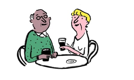 Illustration of married pensioners