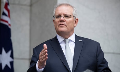 Australian prime minister Scott Morrison