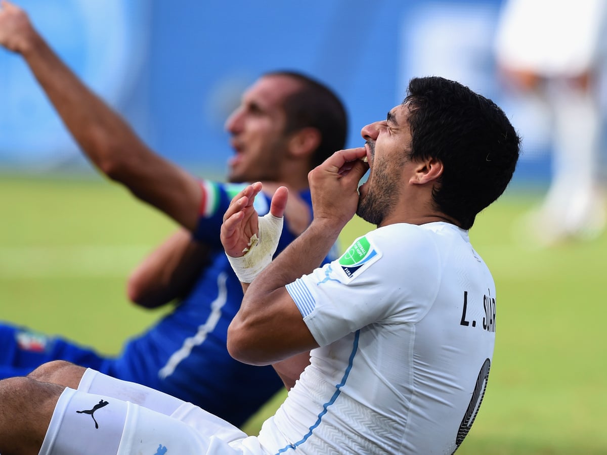 World Cup stunning moments: Luis Suárez bites Giorgio Chiellini in ...