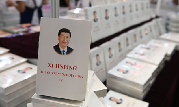 Books by Chinese President Xi Jinping at the Hong Kong Book Fair