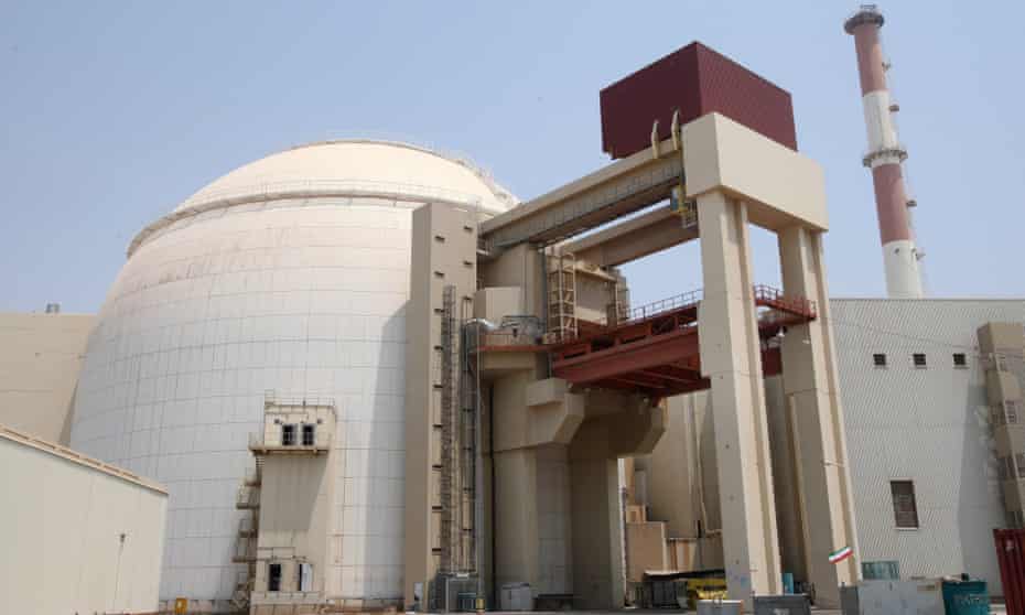 An Iranian nuclear power plant in 2010