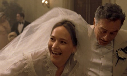 Sensational onscreen … Jennifer Lawrence with Robert De Niro.