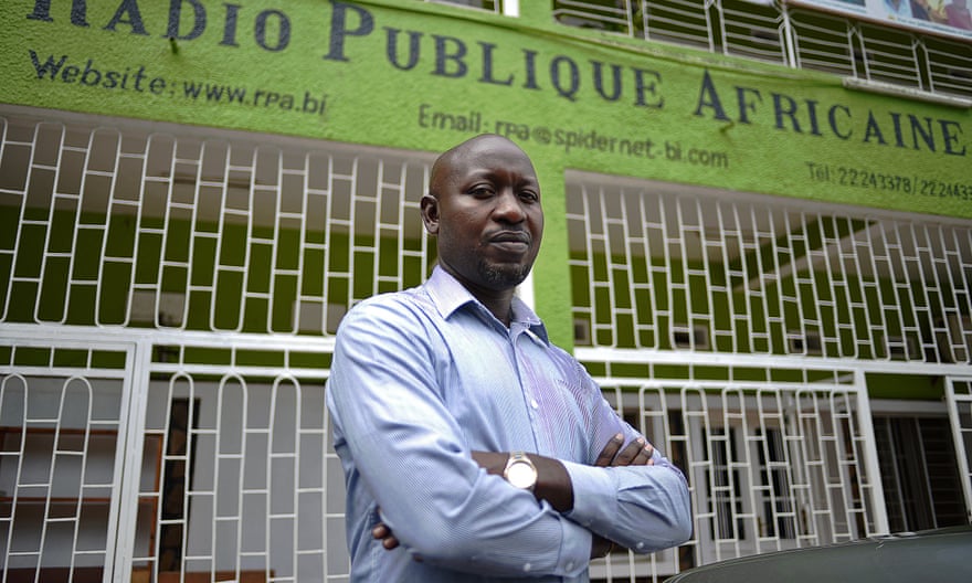 Bob Rugurika, one of the leading investigateive journalists in Burundi