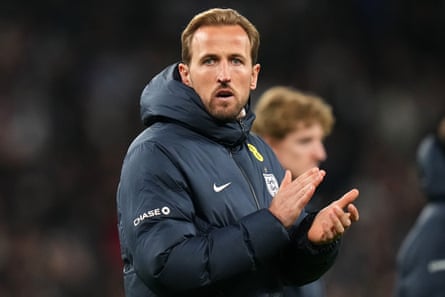 Harry Kane applauds England fans