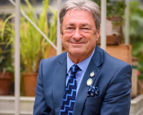 Alan Titchmarsh at the Chelsea Flower Show in September 2021.