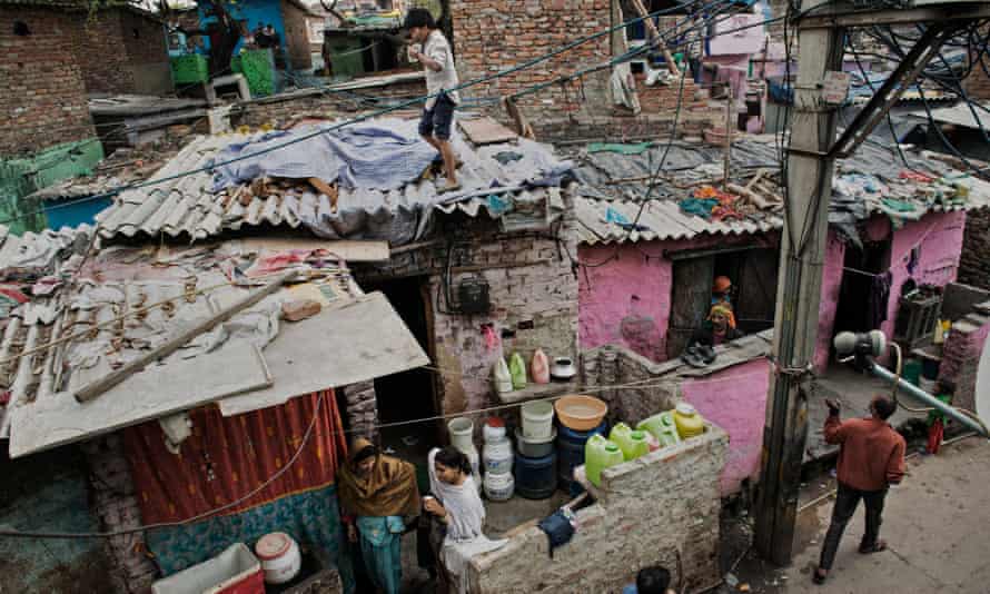 The Kathputli Colony in March 2014