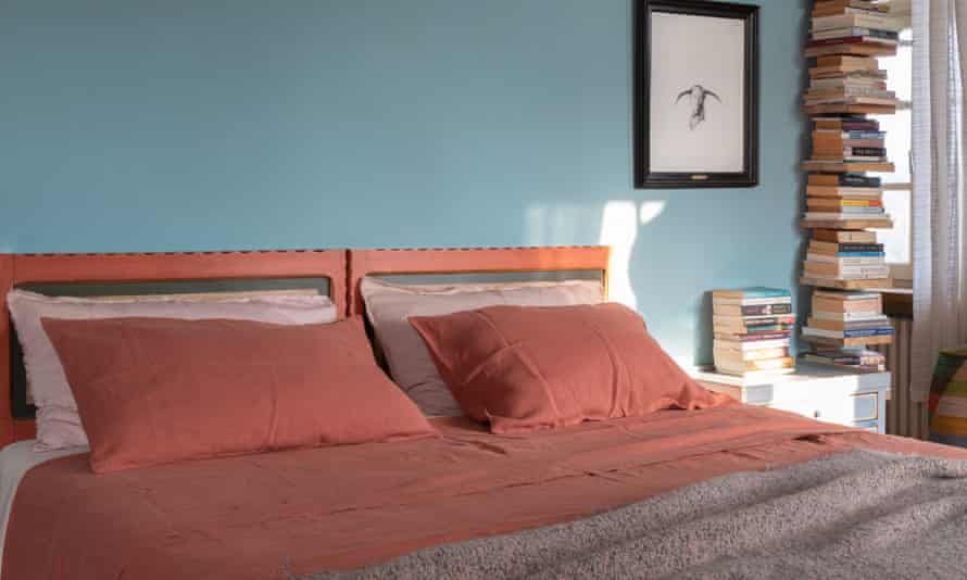 one of the five bedrooms.