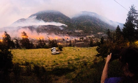 Wildfires in Lytton, British Columbia. Courtesy of Jack Zimmerman