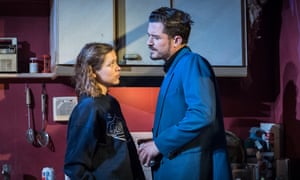 Sophie Cookson (Dottie Smith) and Orlando Bloom (Joe Cooper) in Killer Joe