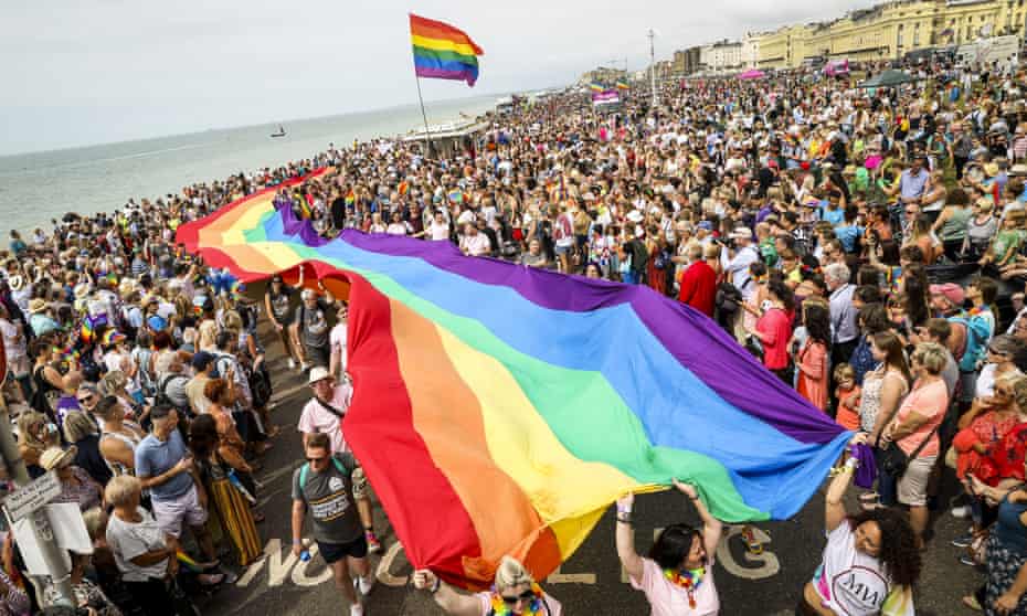 Flags at Brighton Pride 2019