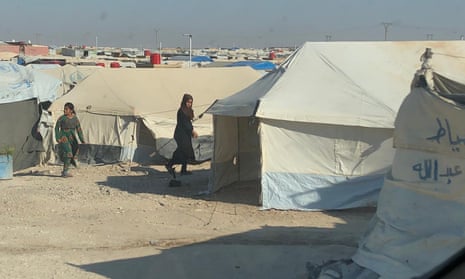 Al-Hawl refugee camp photographed in September
