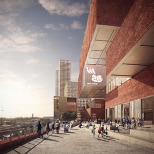 Stratford Waterfront, part of the new cultural and education district at Queen Elizabeth Olympic Park