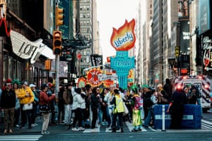 Protesters in New York City.