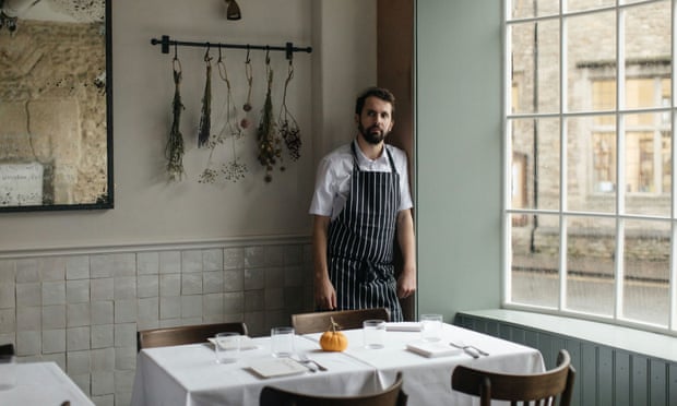 Merlin Labron Johnson in his restaurant