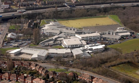 Aerial view of Perry Beeches school