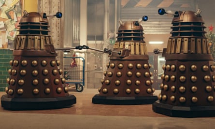 Taking the plunger … the Daleks.