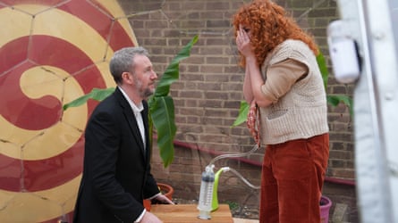 Alex Horne and Ania Magliano in Taskmaster