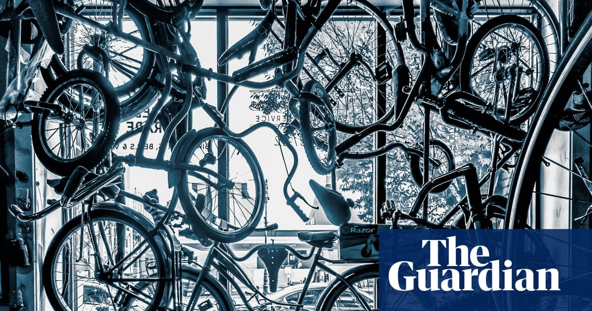 ‘I’d hoped to capture the graphic chaos in the window. What I found was an even more tangled scene’: Michael Krupka’s best phone picture