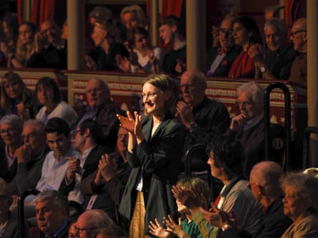 Catherine Lamb in the crowd at the Royal Albert Hall