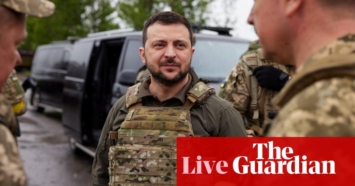 Russia-Ukraine war: situation in Luhansk ‘extremely escalated’ amid intense shelling; Zelenskiy visits troops in Kharkiv – live