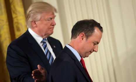Reince Priebus had been hired in part because of his relationship with the Republican leadership on Capitol Hill. But then healthcare reform failed, and Priebus was out.