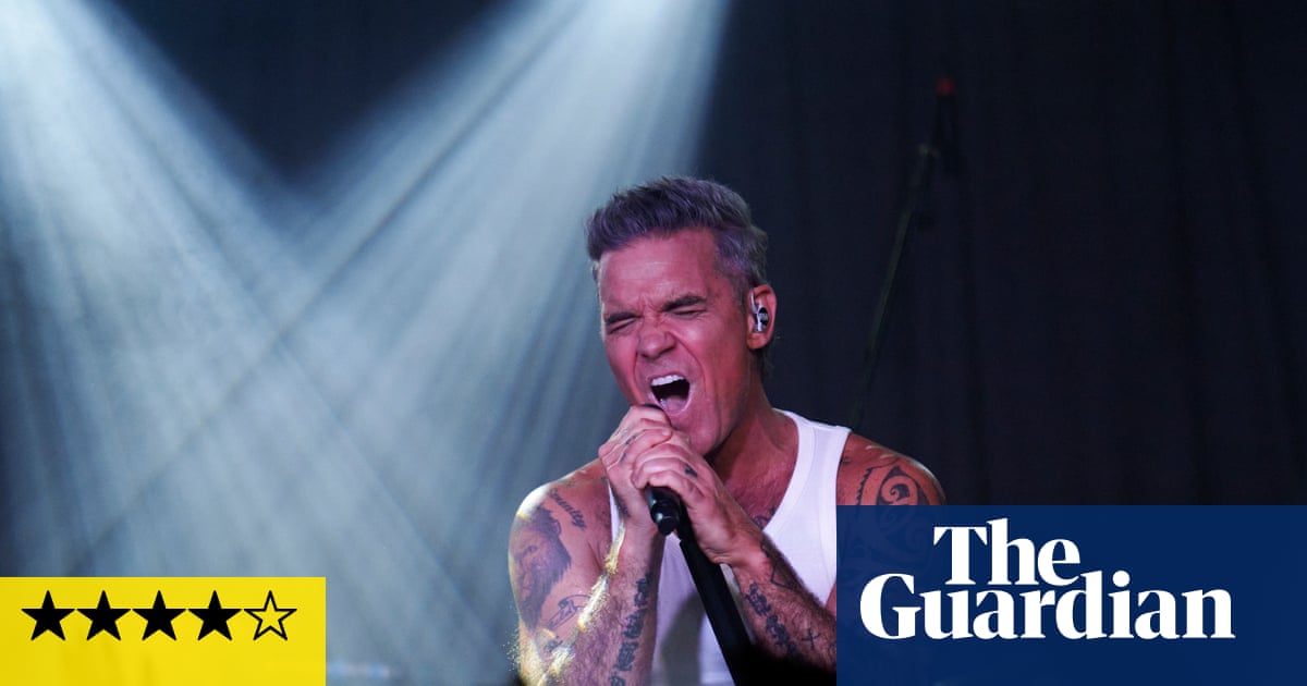Robbie Williams review – tiny Camden gig offers blinding star wattage – and a surprising new song about Morrissey