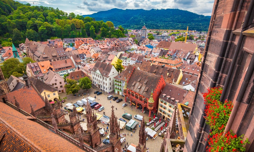The view from Freiburger Minster.