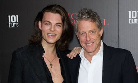 Damian with Hugh Grant