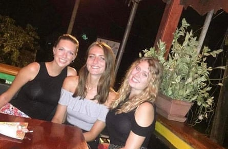 Brie Veron with Claudia and Erin in Costa Rica