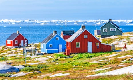 The colourful houses of Rodebay, Greenland.